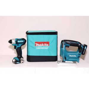 אפעל תיקונים - סט אימפקט+ג'קסון מקיטה 2 10.8V סוללות LX218 1.5A